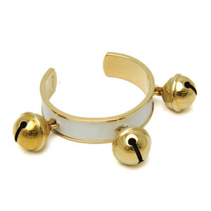 HERMES White Leather Bracelet